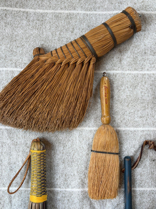 Vintage Whisk "Hand" Broom - Turkey Wing Style