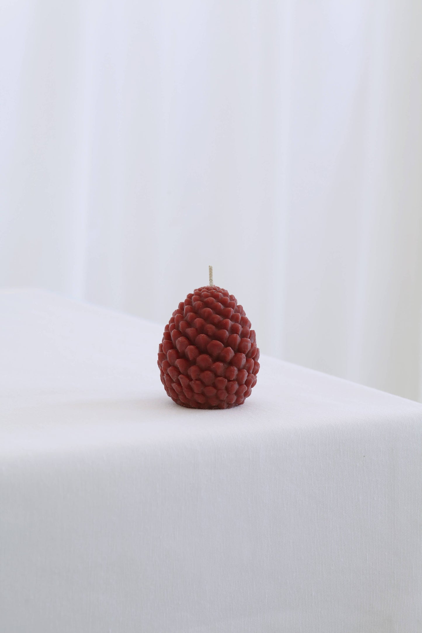 Mo&Co Home Sculpted Beeswax Pine Cones | Small: H: 2 3/4" x D: 2 2/8"
