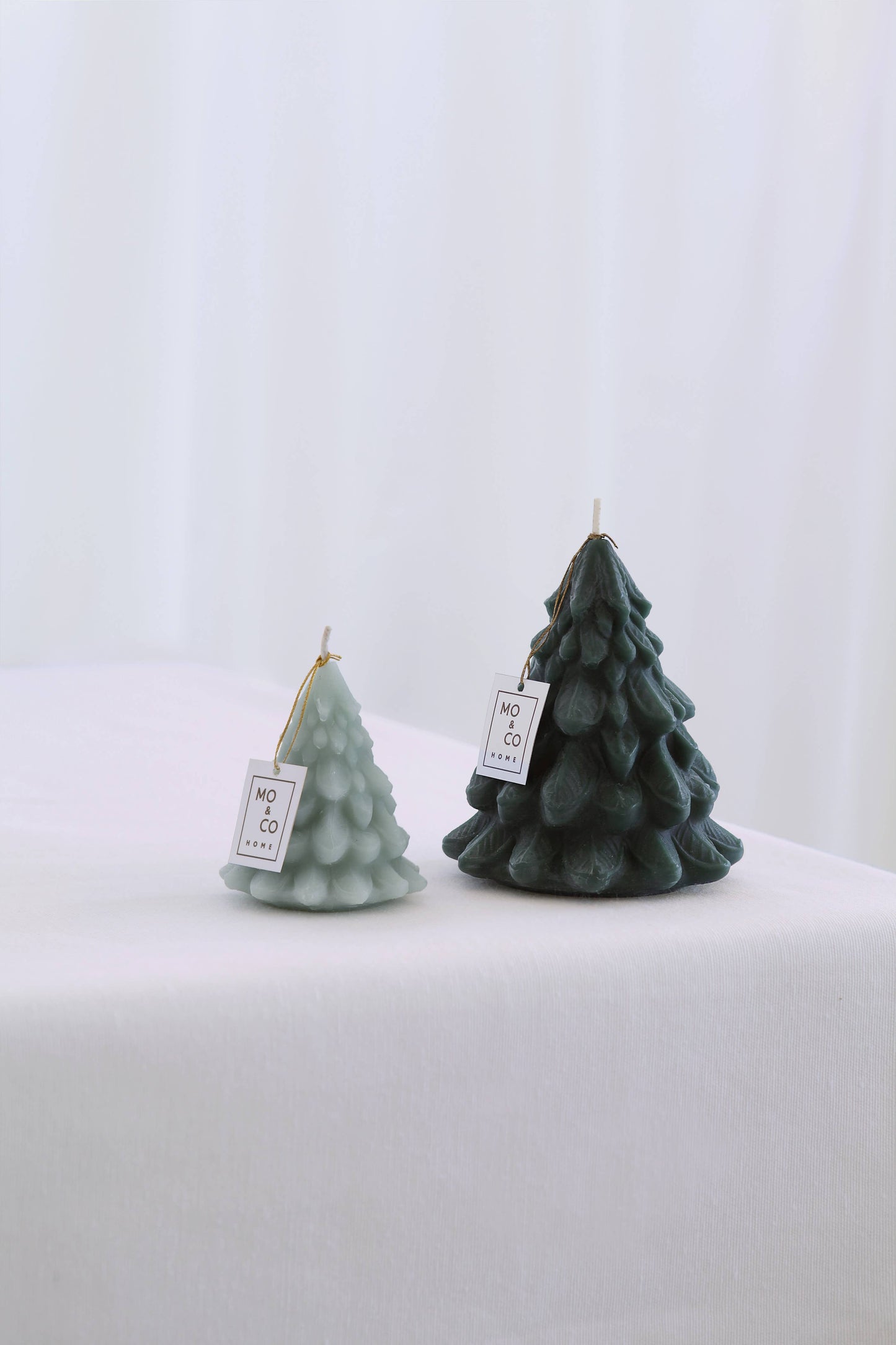 Mo&Co Home Sculpted Beeswax Tree | Small: H: 2 5/8" x Dia: 2 5/16"