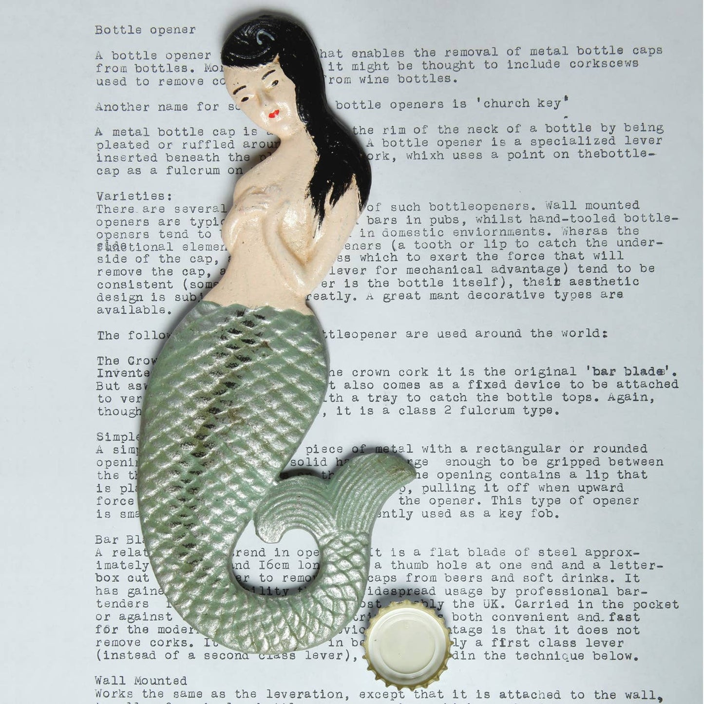 La Sirena Mermaid Bottle Opener