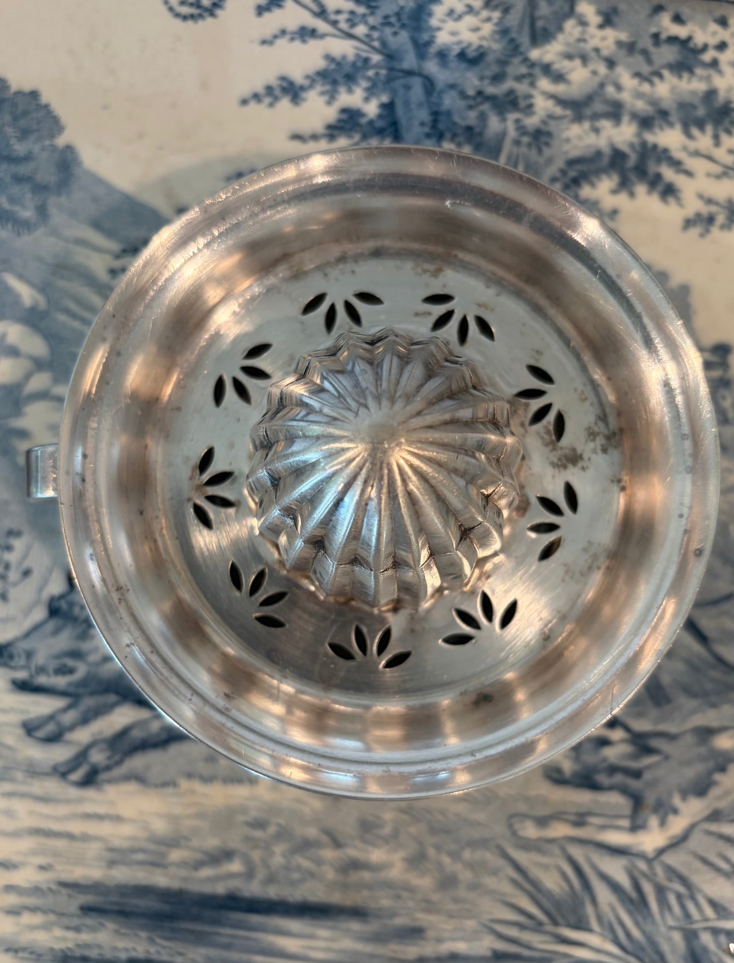 Vintage Silverplate Citrus Juicer from France
