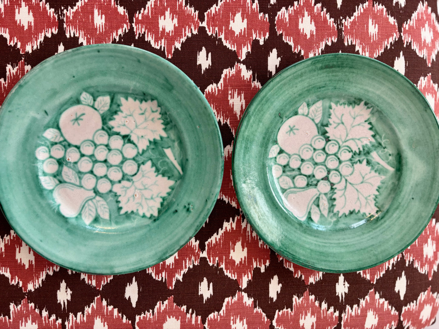 Set of Three Vintage Vietri Ceramic Plates