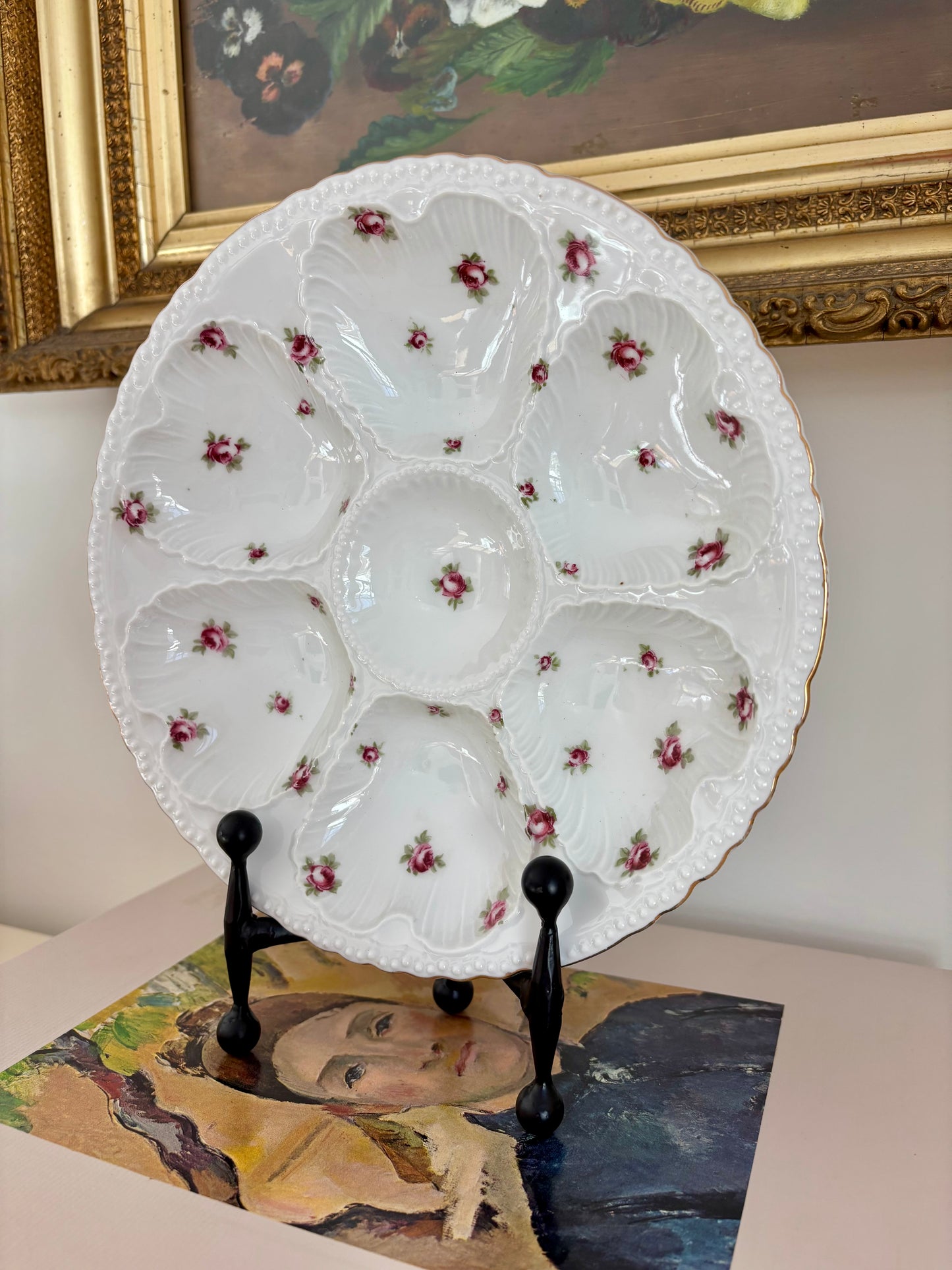 Antique Victoria Austria Oyster Plate