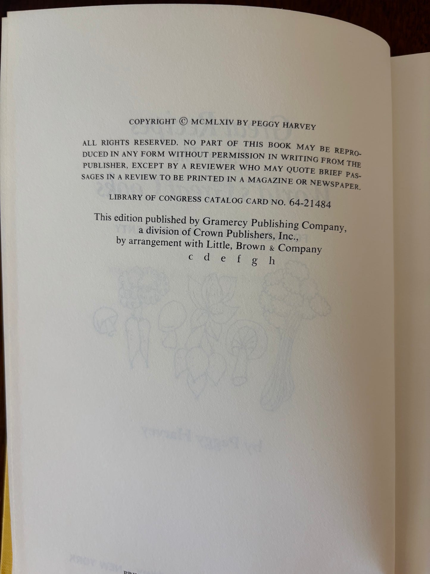 "Great Recipes from the Wolrld's Great Cooks" by Peggy Harvey