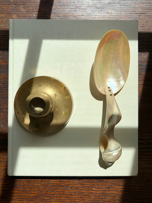 Antique Mother of Pearl Caviar Spoon
