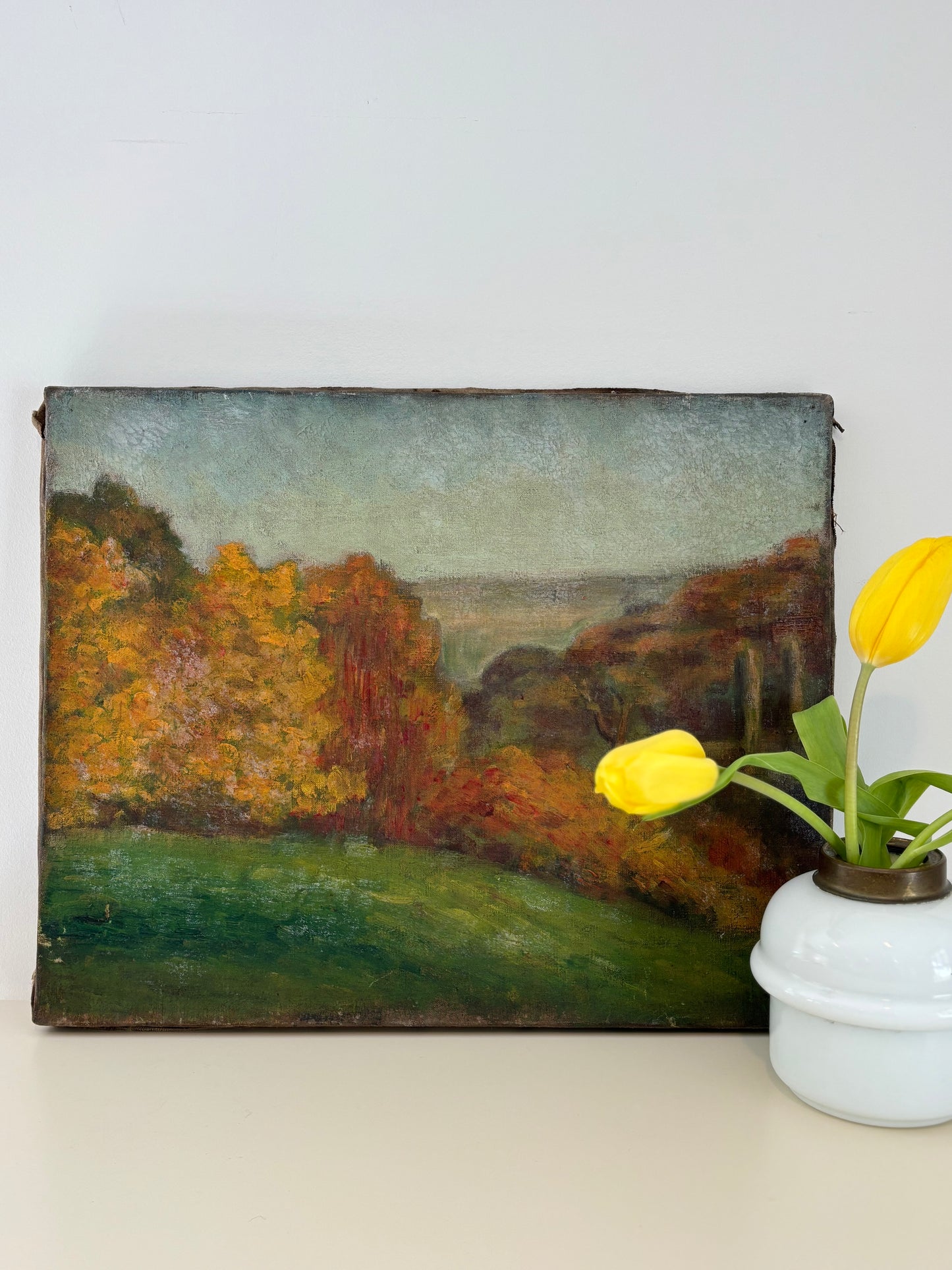 Antique Original Oil Landscape