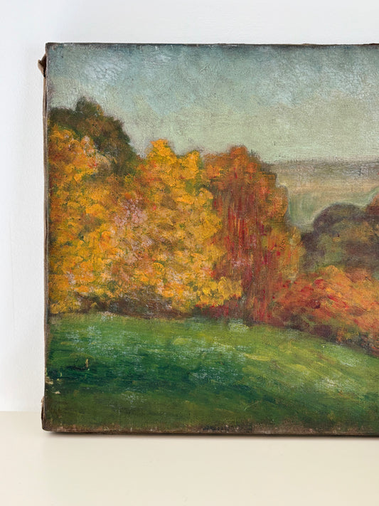Antique Original Oil Landscape