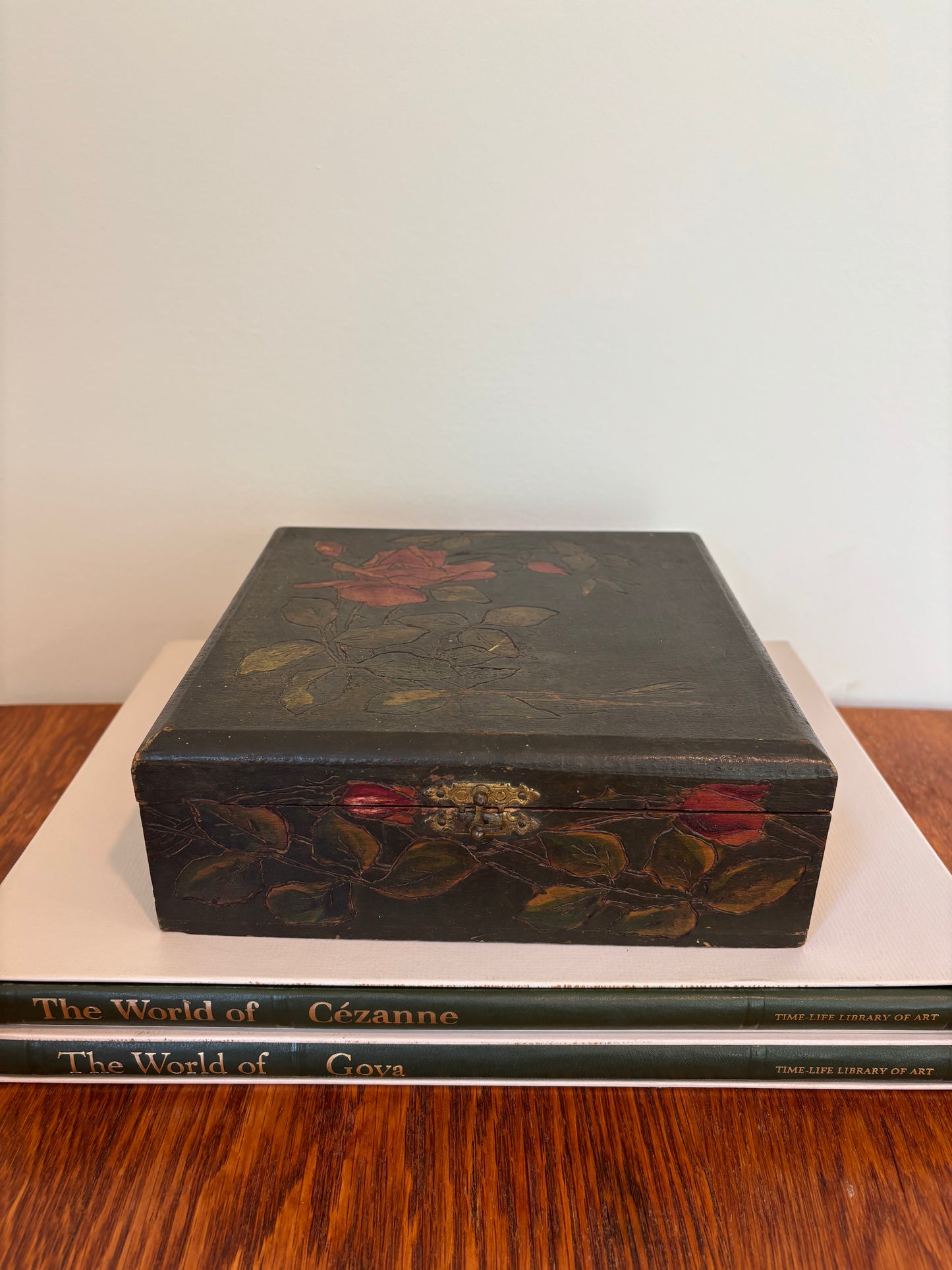 Vintage Art Nouveau Carved Box