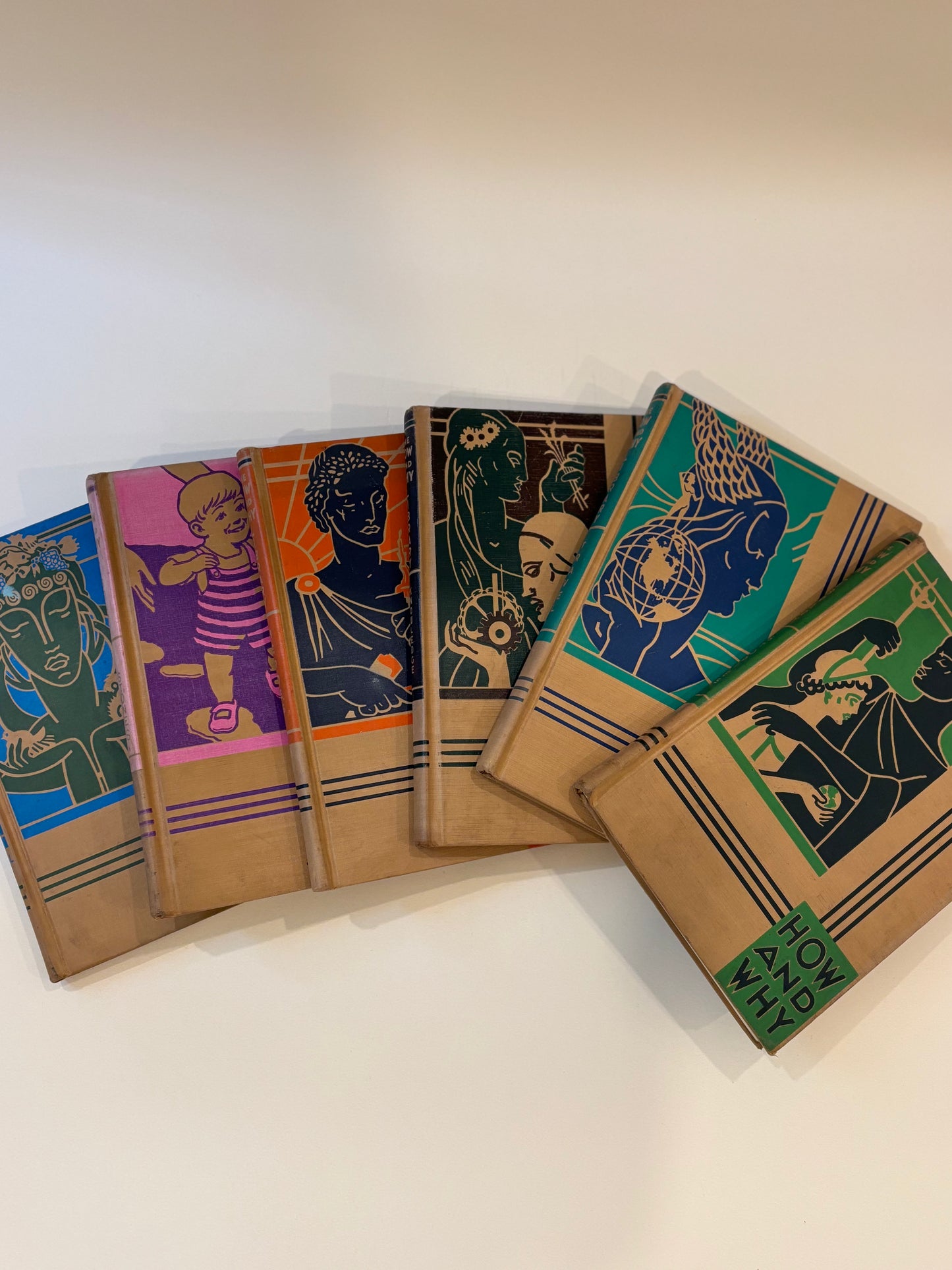 Set of Six 1952 How And Why Books