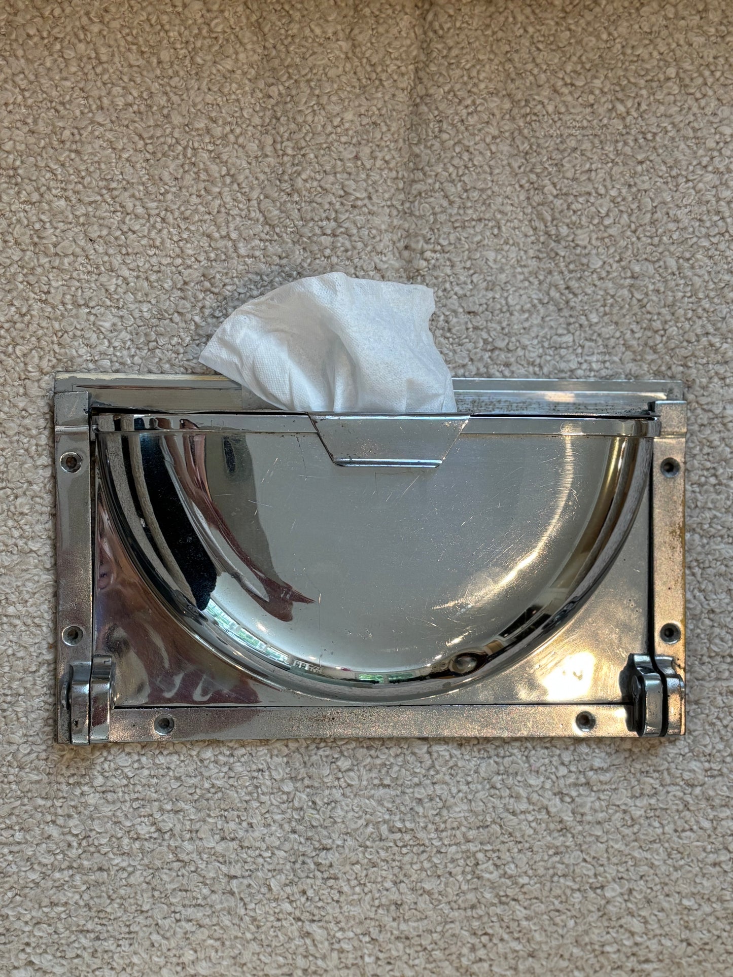 Vintage Mid-century French Industrial Ash Receptacle