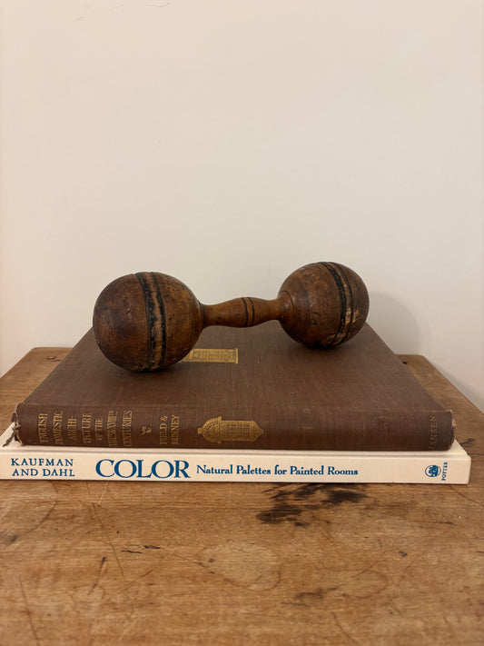 Antique Dumbbell - Dark Brown