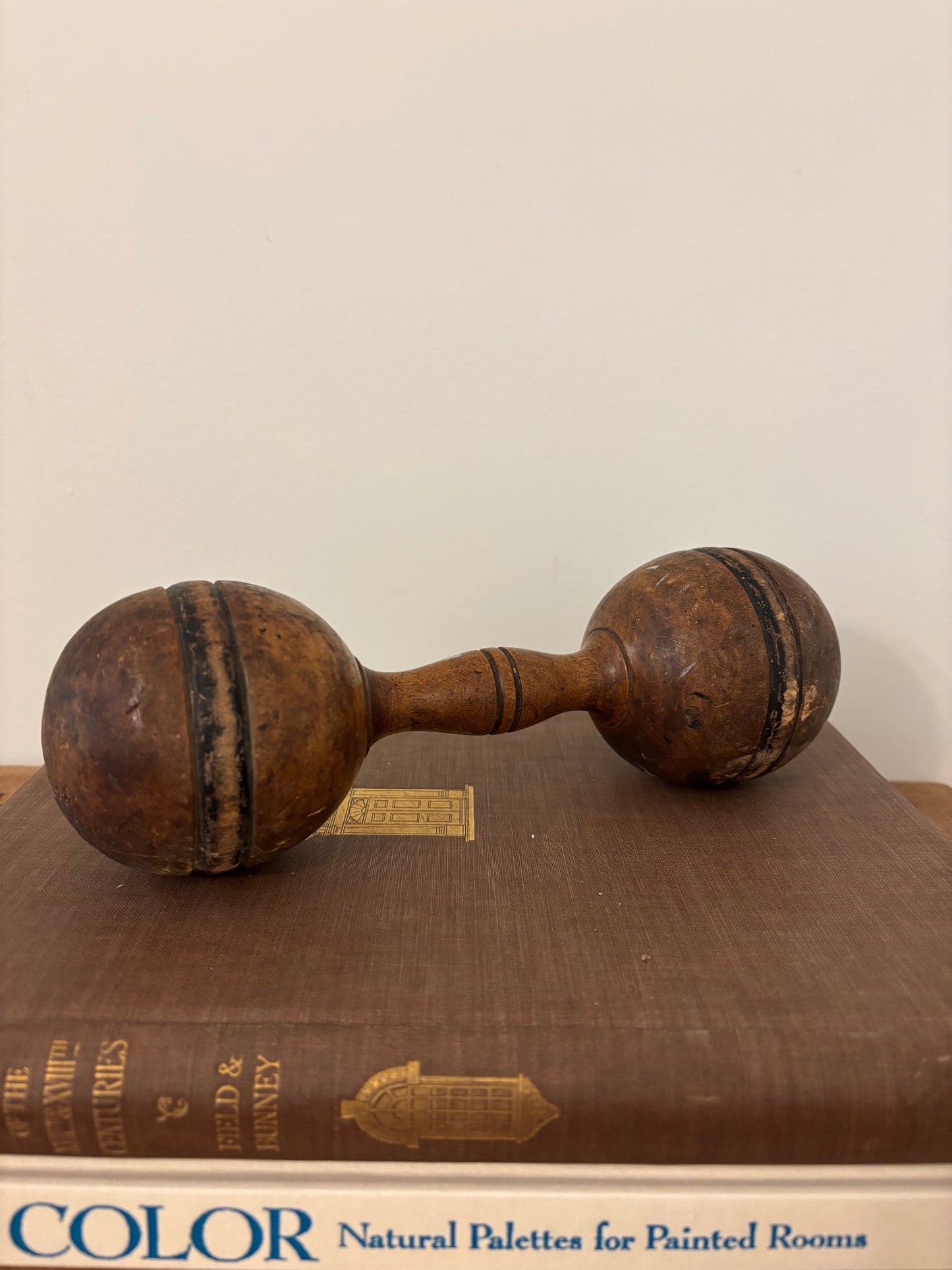 Antique Dumbbell - Dark Brown