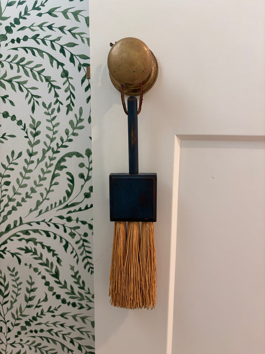 Vintage Whisk "Hand" Broom - Small Blue