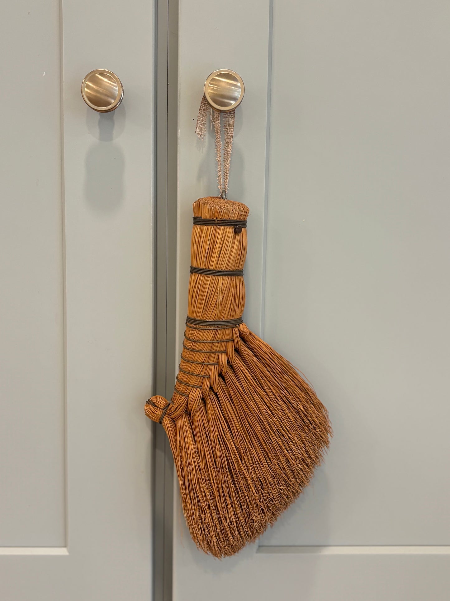 Vintage Whisk "Hand" Broom - Turkey Wing Style