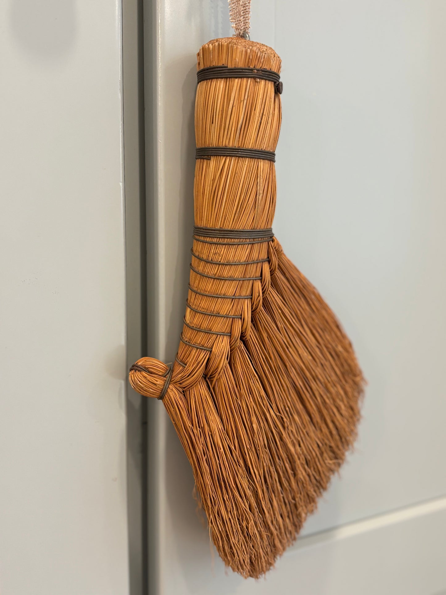 Vintage Whisk "Hand" Broom - Turkey Wing Style