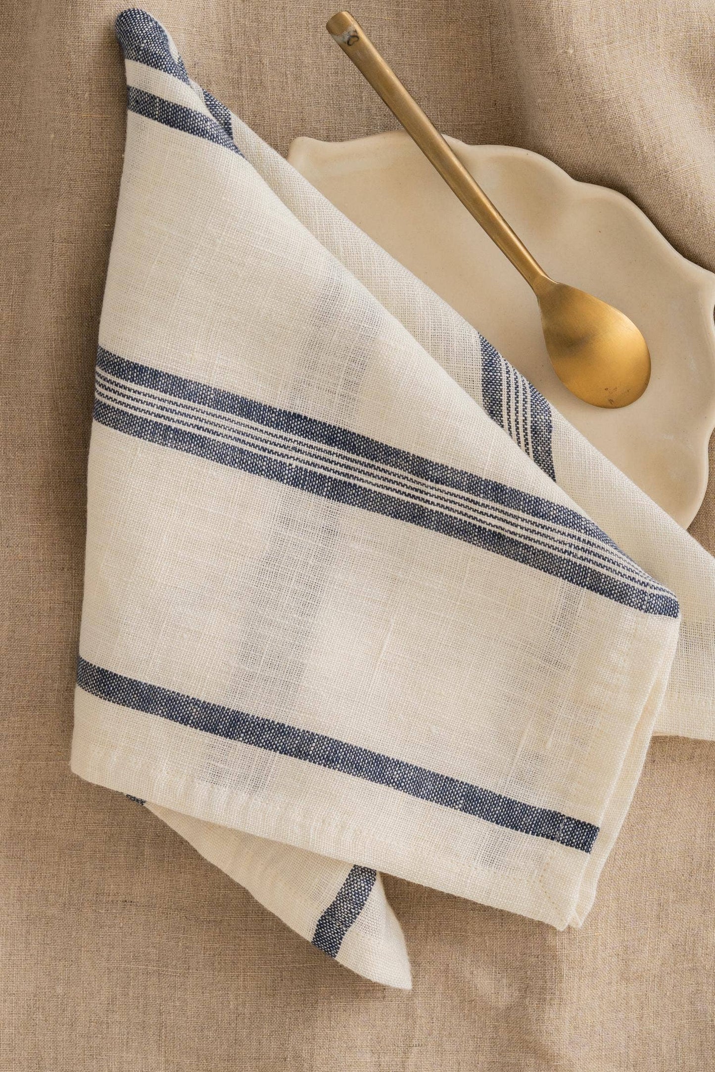 Linen Denise Blue Napkin / Set of 2