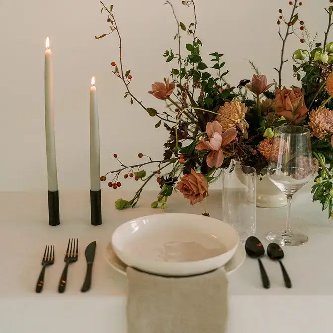 100% Beeswax Dipped Taper Candles | Pair of Natural Gold (10" Long)