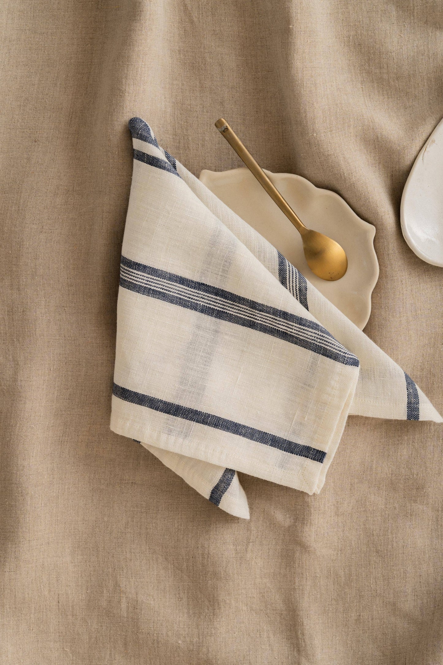 Linen Denise Blue Napkin / Set of 2