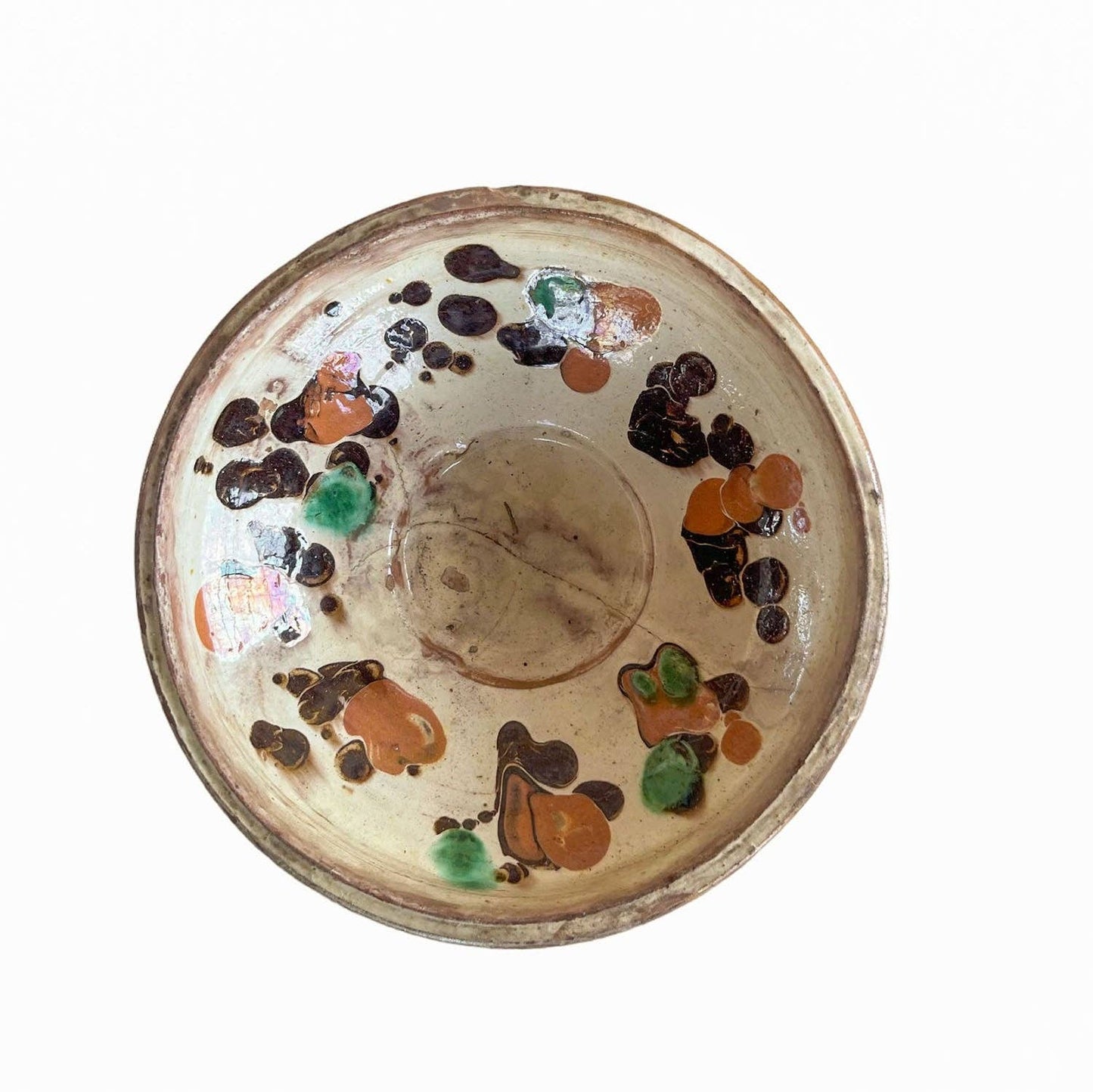 Vintage Painted European Small Bowl